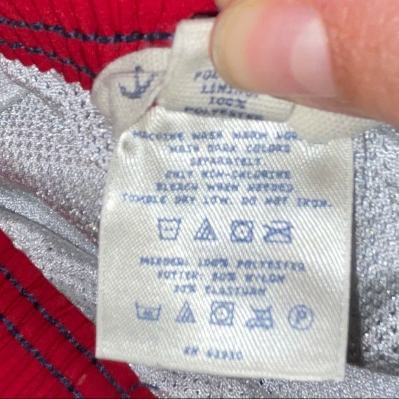 Land’s End Blue Striped Swim Trunks - Picture 7 of 8